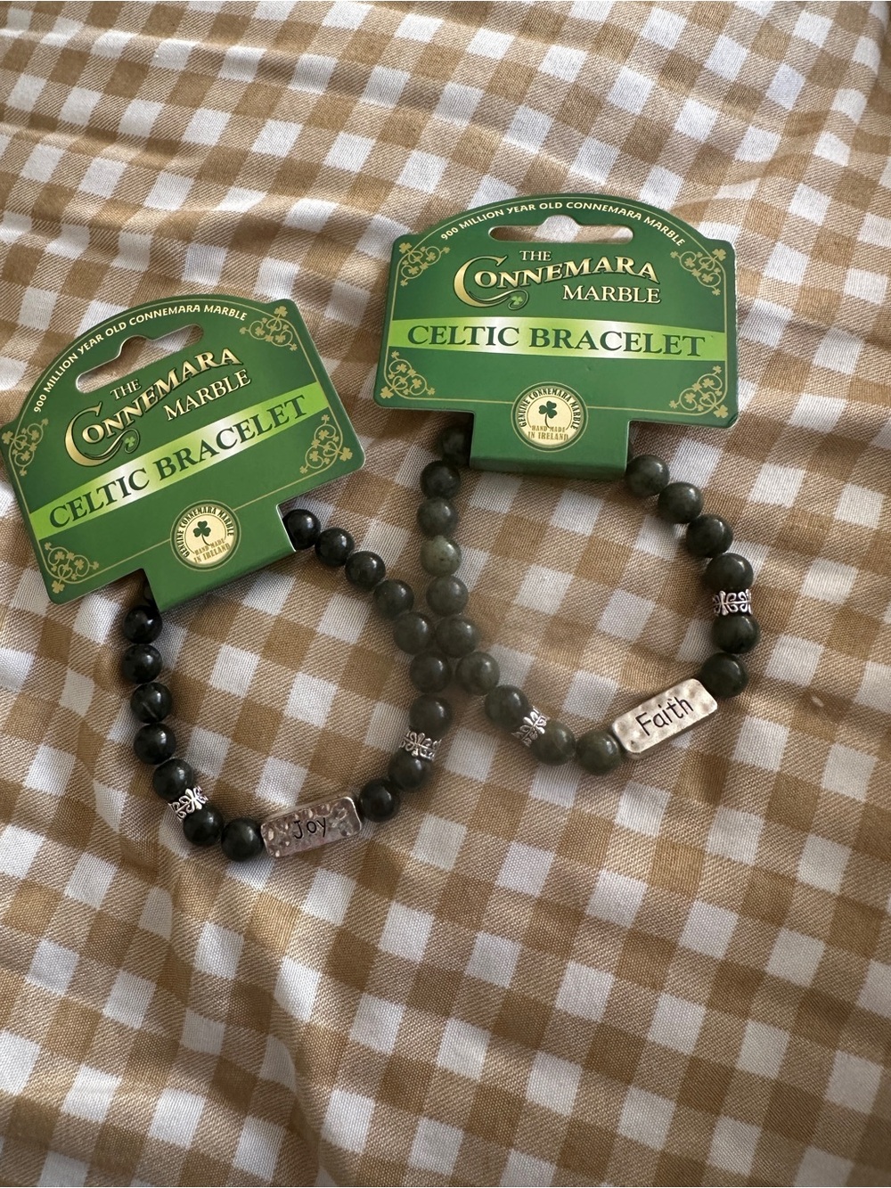 Celtic Bracelet – Green Beaded Men’s Bracelet
